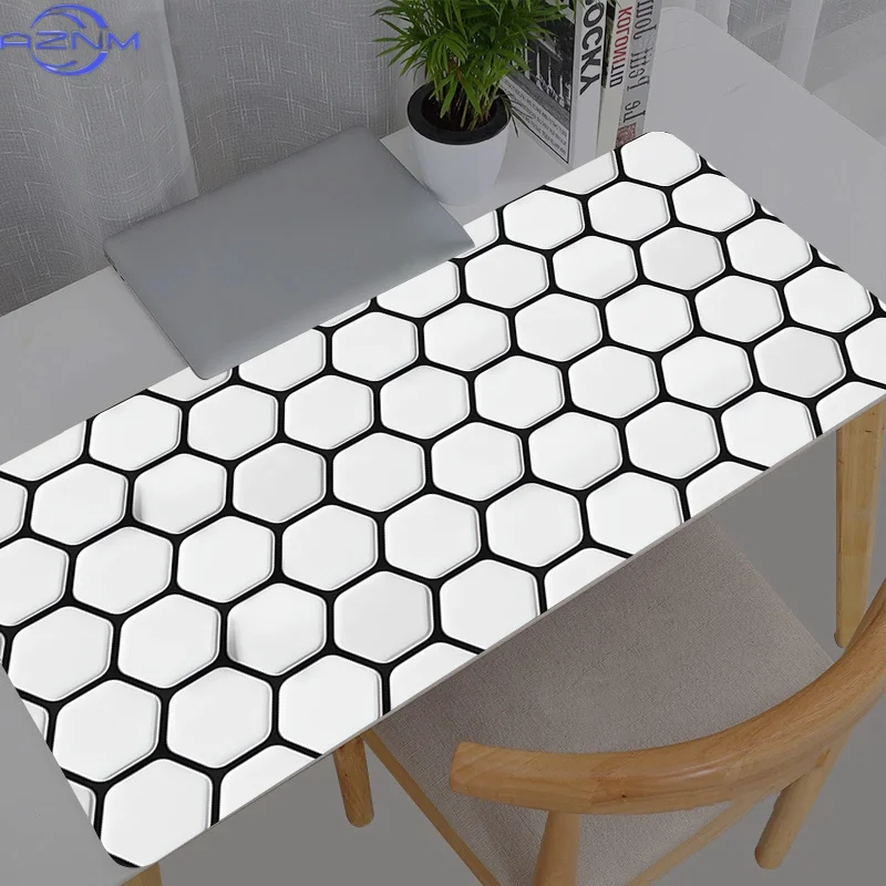Mouse pad Anime hexagon professional eSports durable game players Speed Lock Edge Rubber Game Desk Mousepad Keyboard Mat