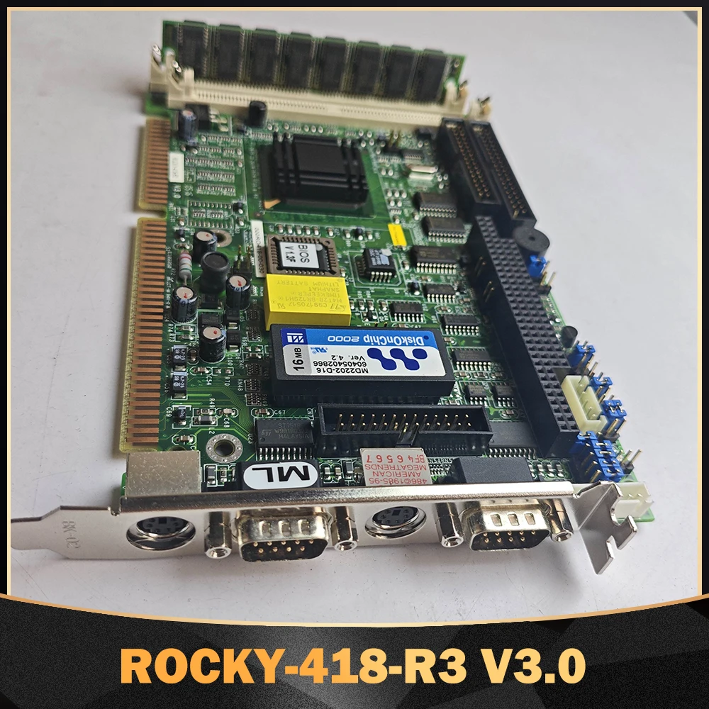 ISA Half length Card Industrial Control Motherboard For IEI ROCKY-418-R3 V3.0