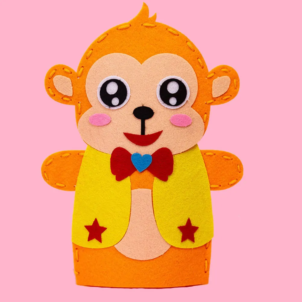 

8Pcs DIY Hand Puppet Craft Kit for Kids Educational Sewing Activity Set Imaginative Play Learning Tool for Young Children