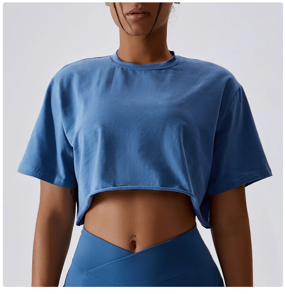 

Спортивная футболка Y2K для танцев на открытом воздухе, с коротким рукавом, для йоги, женская, повседневная, универсальная, свободного кроя, для фитнеса