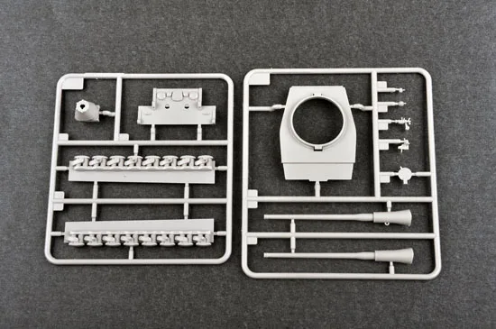 Trompetista 07121 Escala 1/72 Alemão E100 E-100 Conjunto de tanque super pesado Kit de construção de modelo de brinquedo militar de plástico