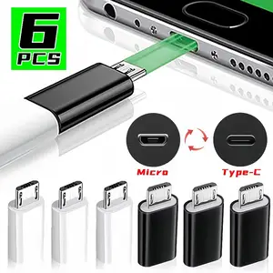 Bilashmart Mini OTG Adapter Type C Female To Micro USB Male Converter Xiaomi Huawei Android Phone High Speed Data Sync USBC To MicroUSB