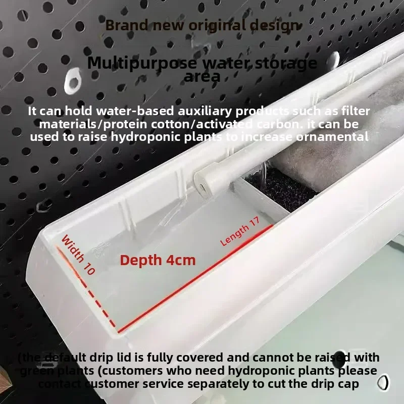 Industrial wind turnover box for raising turtles Visual turtle tank Feeding tank Turtle box Fish tank with lid