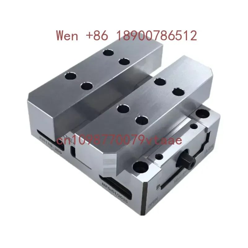 KH100-150-J1 Manual 4/5 Axis Precision CNC Self Centering Vise with Multi-row Dovetail Alloy Steel Jaws