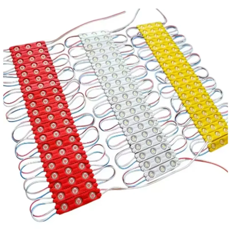 IP67 2835 3LED LED Strip Module DC12V  Injection Waterproof Lamp for Shop Letter Sign RGB Makeup Mirror