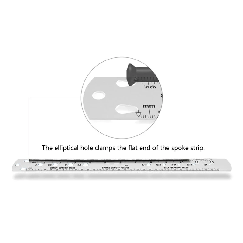 Reliable Spoke Length Measurement Tool Suitable for Bike Repair & Maintenance Drop Shipping