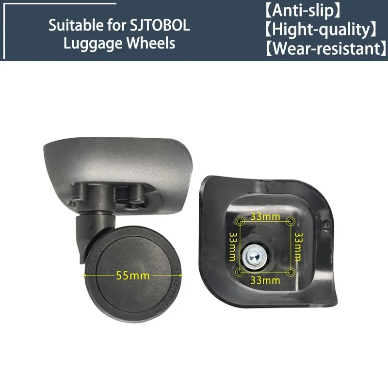 For SJTOBOL T42 Luggage Wheel Accessories: Quiet and Smooth Luggage Spinner Wheel Accessories