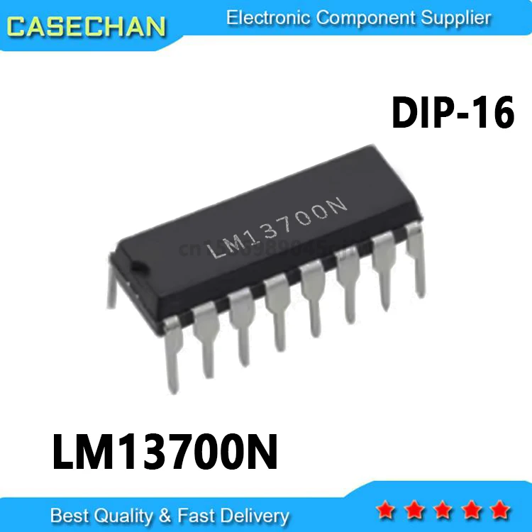 5PCS New and Original LM13700 LM13700N DIP-16