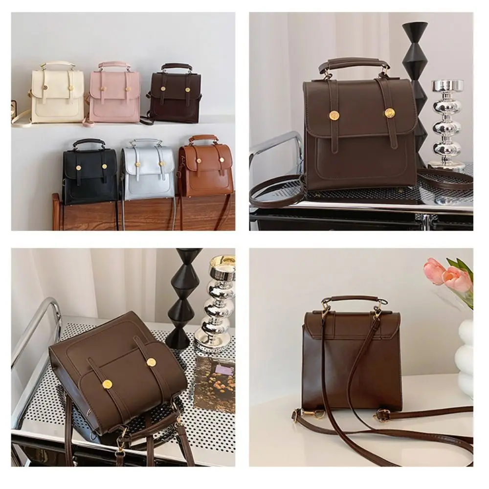 Large Capacity Casual Backpack Retro Style Minimalist Design Large Capacity Backpack Casual Style Women's Backpack Work Use