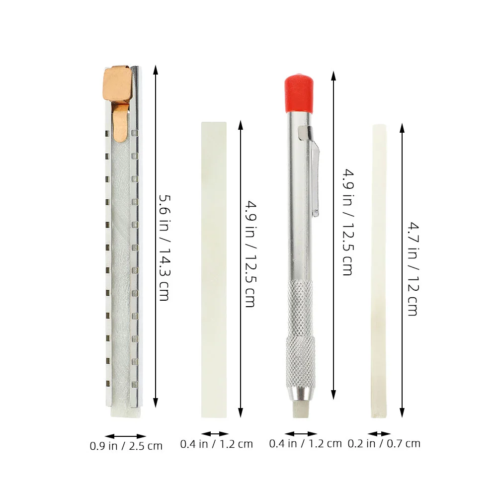 Paint Stone Pen Scribing Tool Lead Pencils Mechanical Talc Builders Heavy Duty Write Soapstone Marker