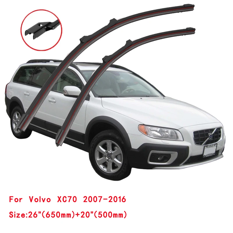 For Volvo XC70 V70 2008 2009 2010 2011 2012 2013 2014 2015 2016 Windscreen Windshield Accessories Window Car Front Wiper Blade