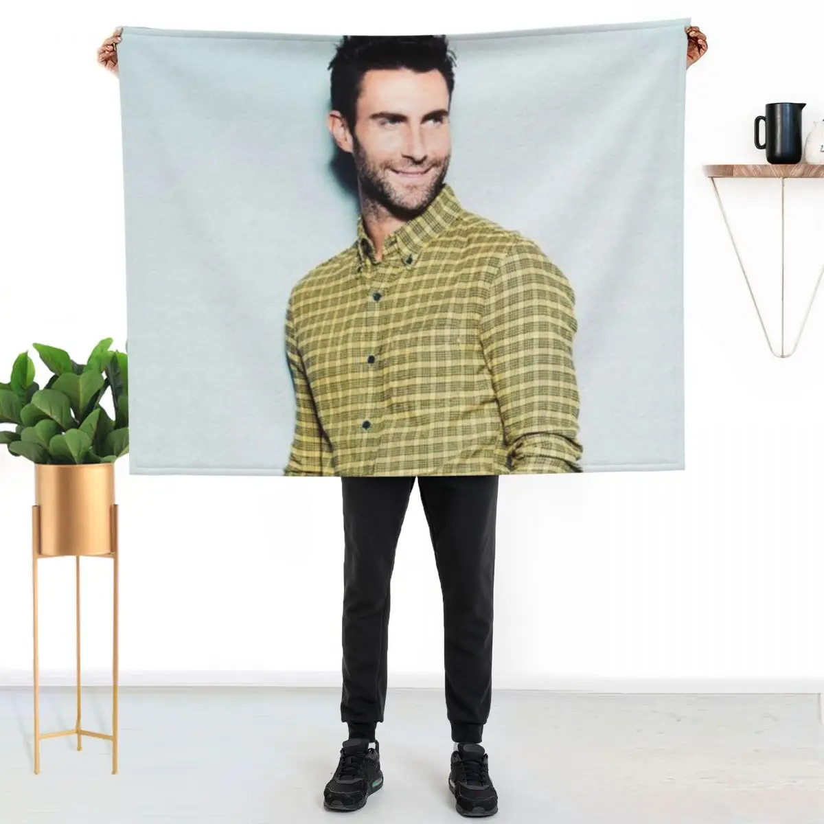 

adam levine Throw Blanket All Weather Soft Throw Blanket for Sofa