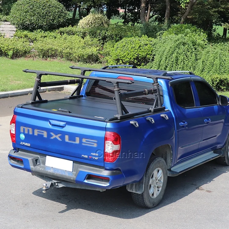 Universal 4x4 Pickup Adjustable hilux  Roll Bar Truck Bed Rack Ladder roof rack for hilux revo 2023