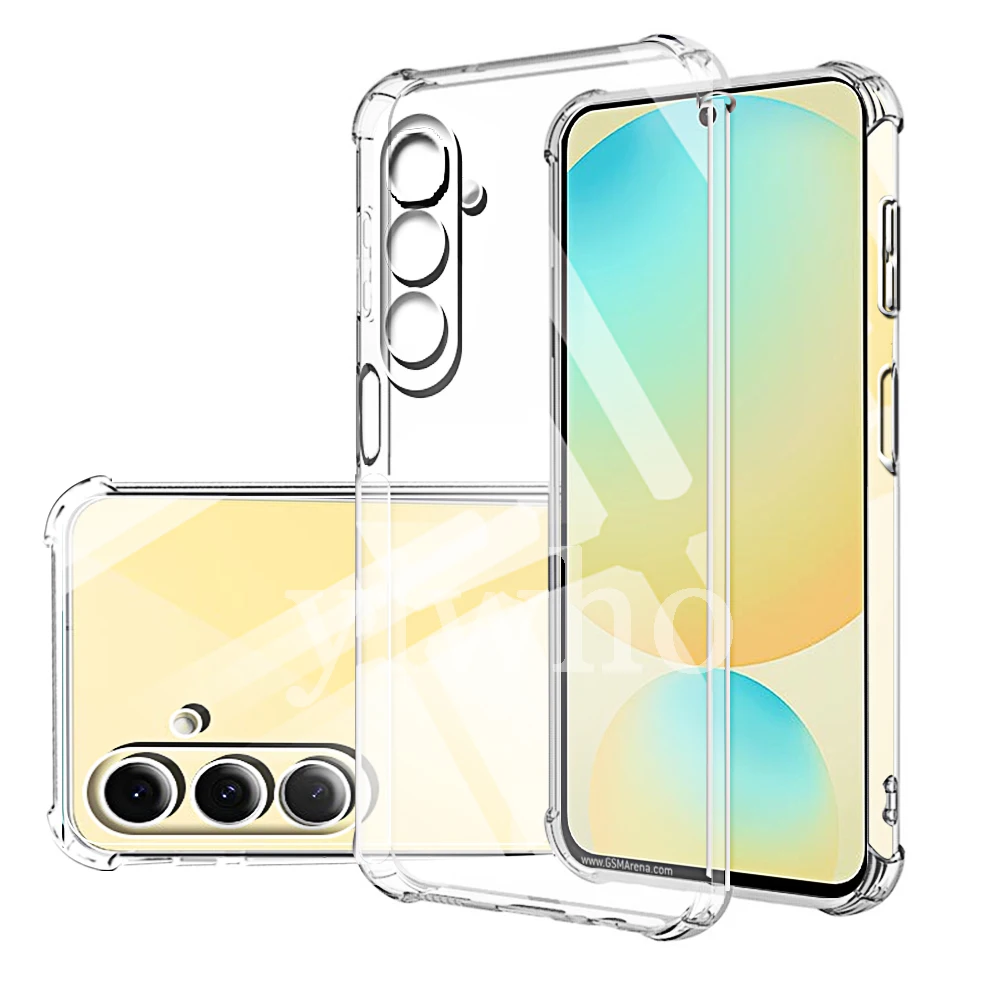 Transparent Phone Case for Samsung Galaxy S24 FE Shell Protective Camera Back Clera Back Covers Phonecase S24FE Samsungs24 Fe