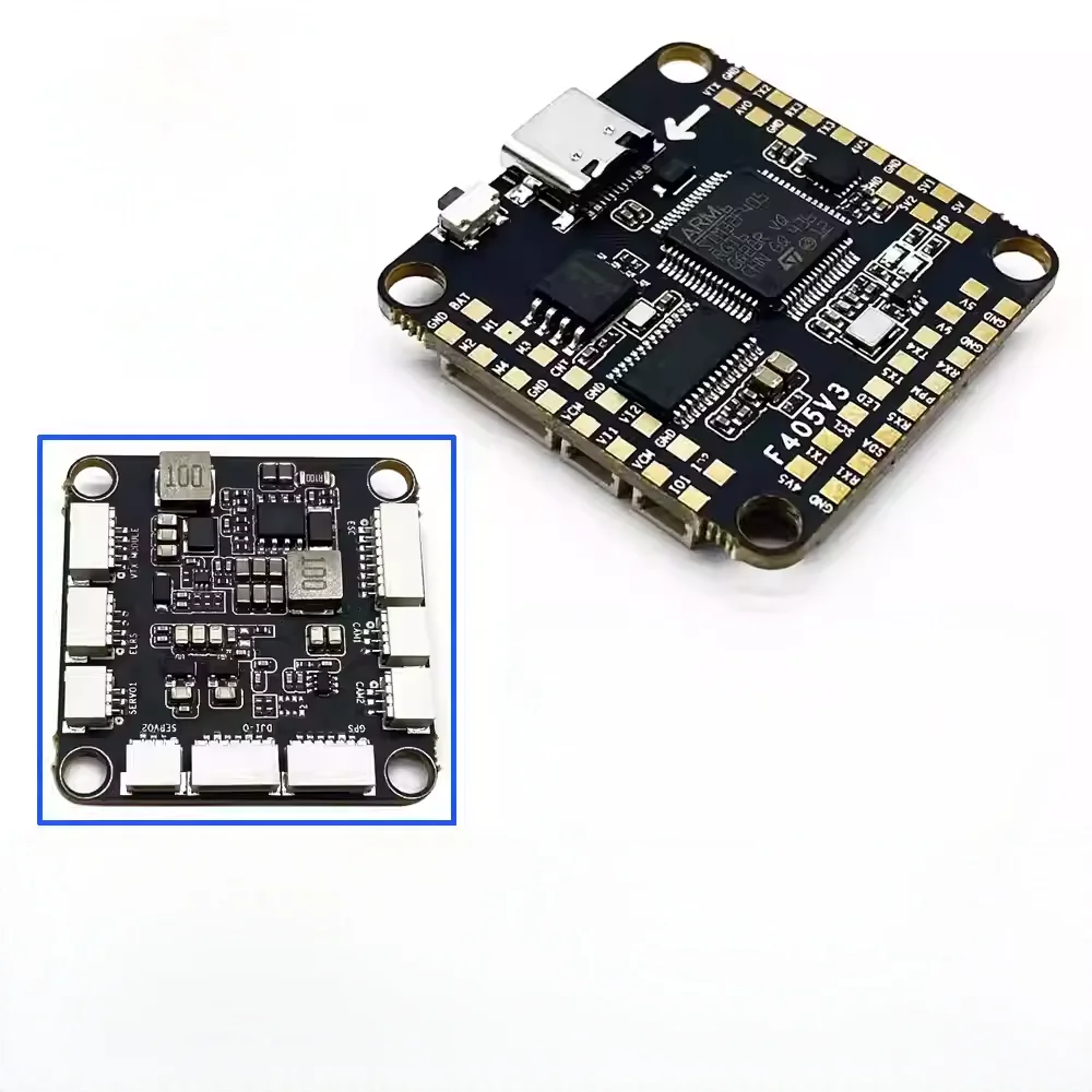 

ELRS Stack F405 V3 50A 60A 65A Flight Controller and ESC Stack Compatible with BMI270 4in1 ESC 3-6S 30X30 FPV Freestyle Drone