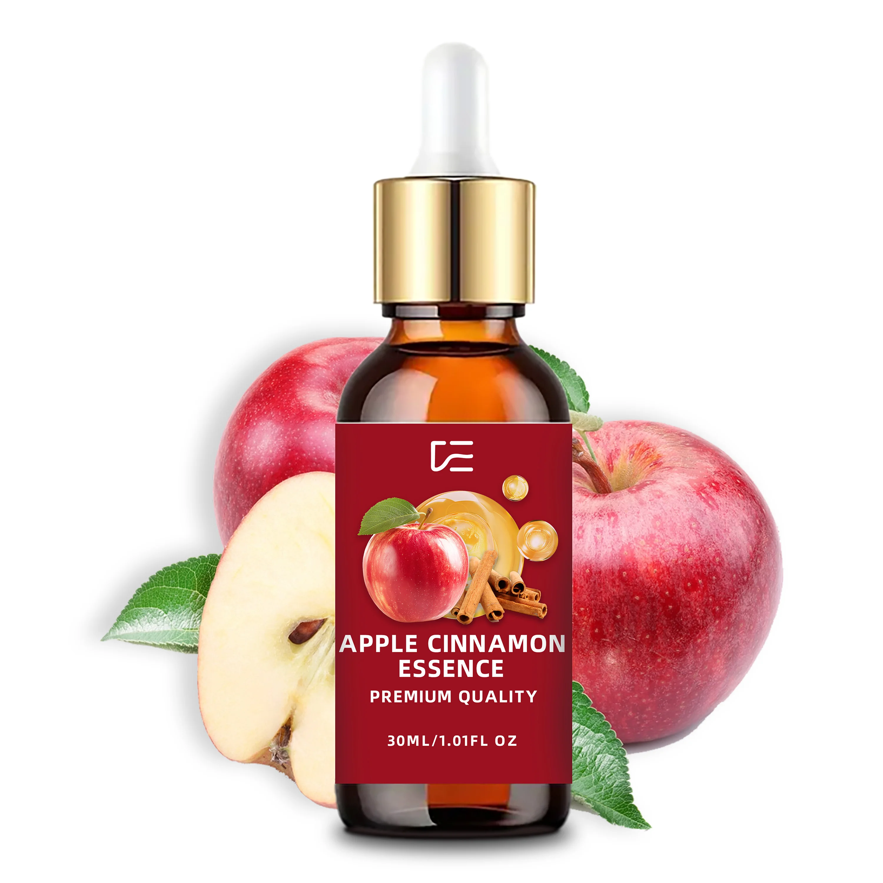 APPLE CINNAMON ESSENCE - Hydrating & Firming Face & Neck Essence, For All Skin Types, Daily Use & Makeup Must-Have