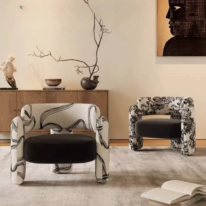 Lazy Handle Living Room Chairs Classic Modern Hotel Designer Recliner Chair Adults Balcony Muebles Para Hogar Furniture Home