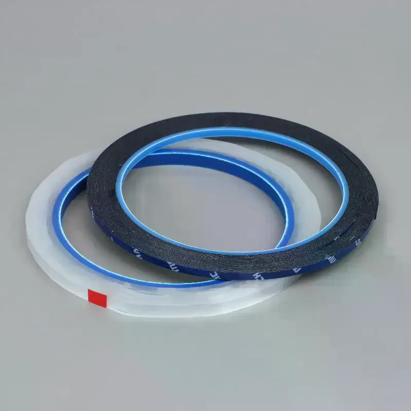 2Roll 3/5mm Edge Screen Frame Glue For Phone Tablet Computer Electrical Appliance Repair Blue/White Foam Double-sided Tape