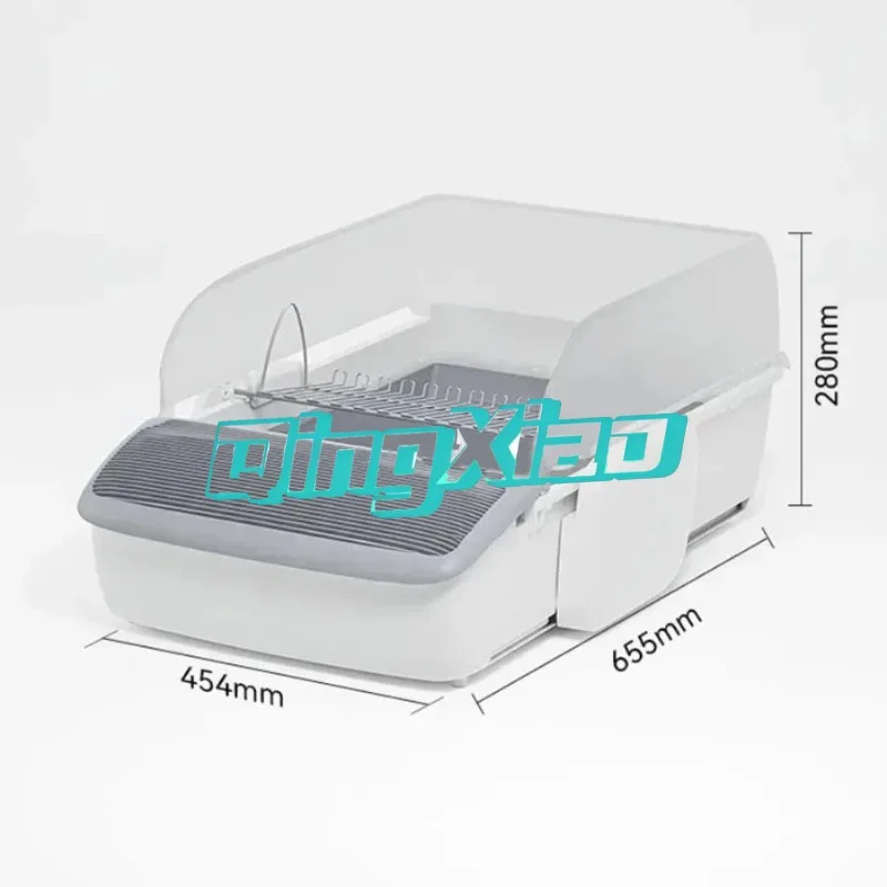 APP Controlled Smart Cat Litter Box Automatic Semi-closed Self-cleaning Litter Box Pet Cat Toilet For Cat Products Odor Free