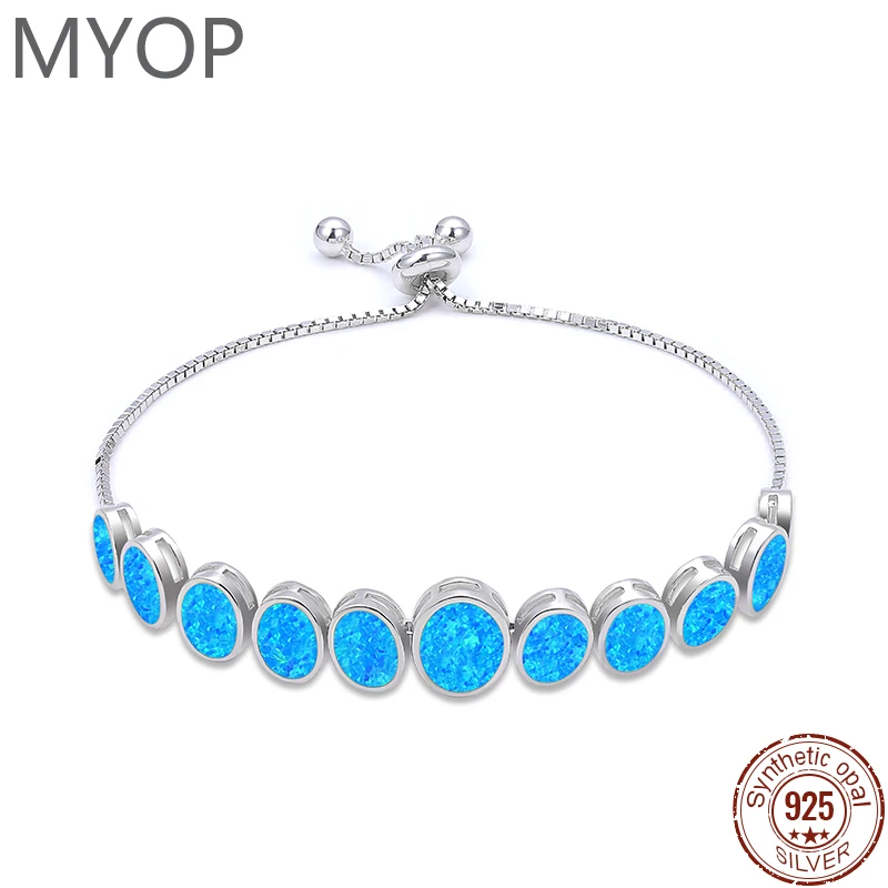 MYOP Treasure Trove Roman Romance 925 Sterling Silver Opal Bracelet