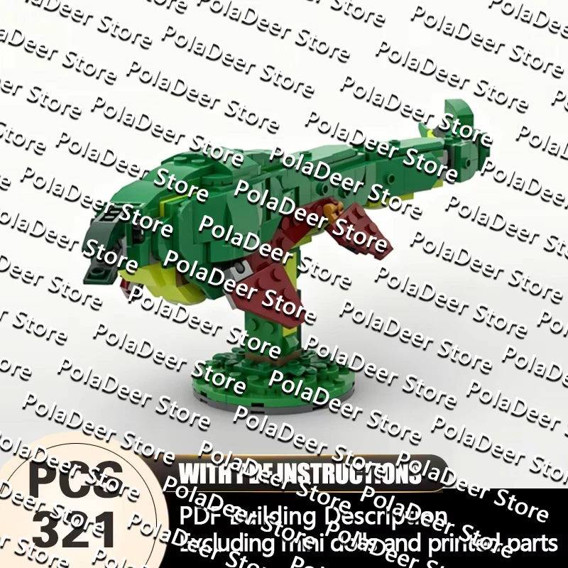 QWERT Creators Animal Series Model MOC Building Bricks Mosasaurus Modular Technology Gifts Holiday Assemble Children Toys Suit
