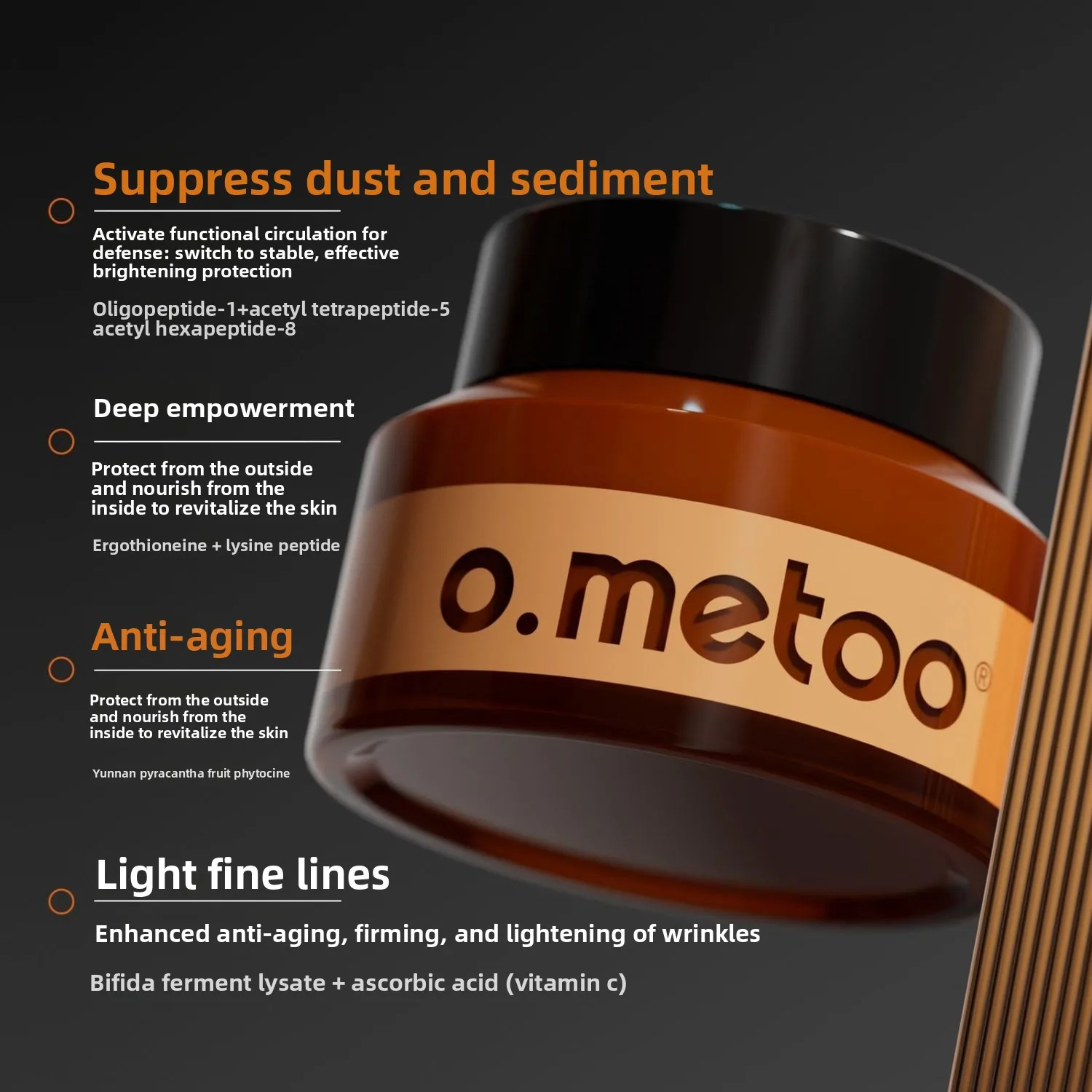 كريم مع فاكهة القرن لشد المضادة للتجاعيد ومضادة للشيخوخة ومرطبة ومرطبة وإزالة لون البشرة الأصفر والمشرق