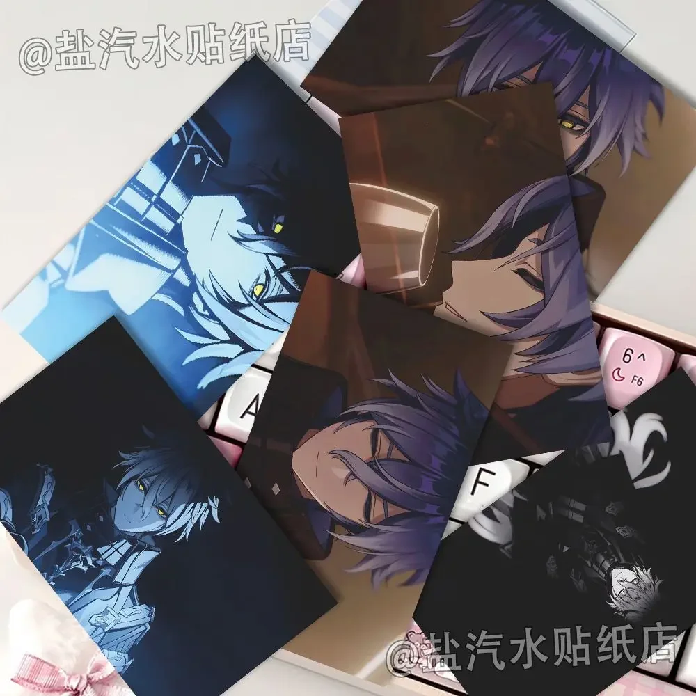 Random 12Pcs/Set Anime Game  Double Sided Printing Card Kyryll Chudomirovich Flins Cards for Gift and collection