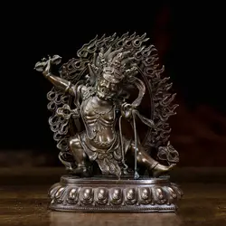 Tibetan Buddhist Seiko Tantric Pure Copper Vajrapani Bodhisattva Buddha Statues