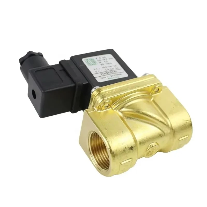 ODE Solenoid Valve Brass 21H9KB180 Pilot Control G 3/4inch NBR 8W 12W 14W Normally Closed DN20 Air Compressor Beverage