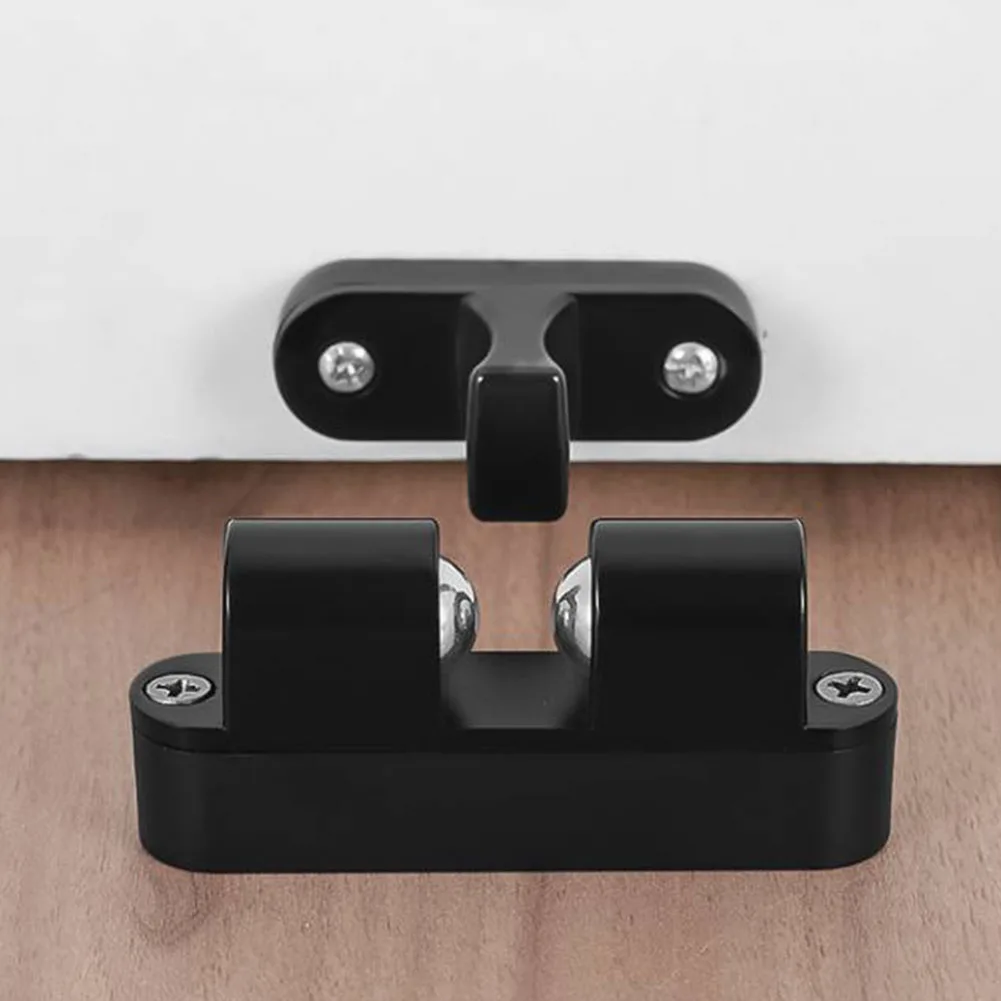 

Invisible Suction Stopper Door Catch Breezy Condition Performance Discreet Aesthetic Design Black For Living Rooms
