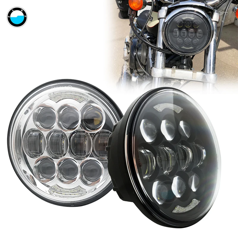 5.75 inch motorcycle projector  LED headlghit for HONDA VTX 1300 1800 5.75 Inch Led Headlights For Triumph Rocket iii 3.