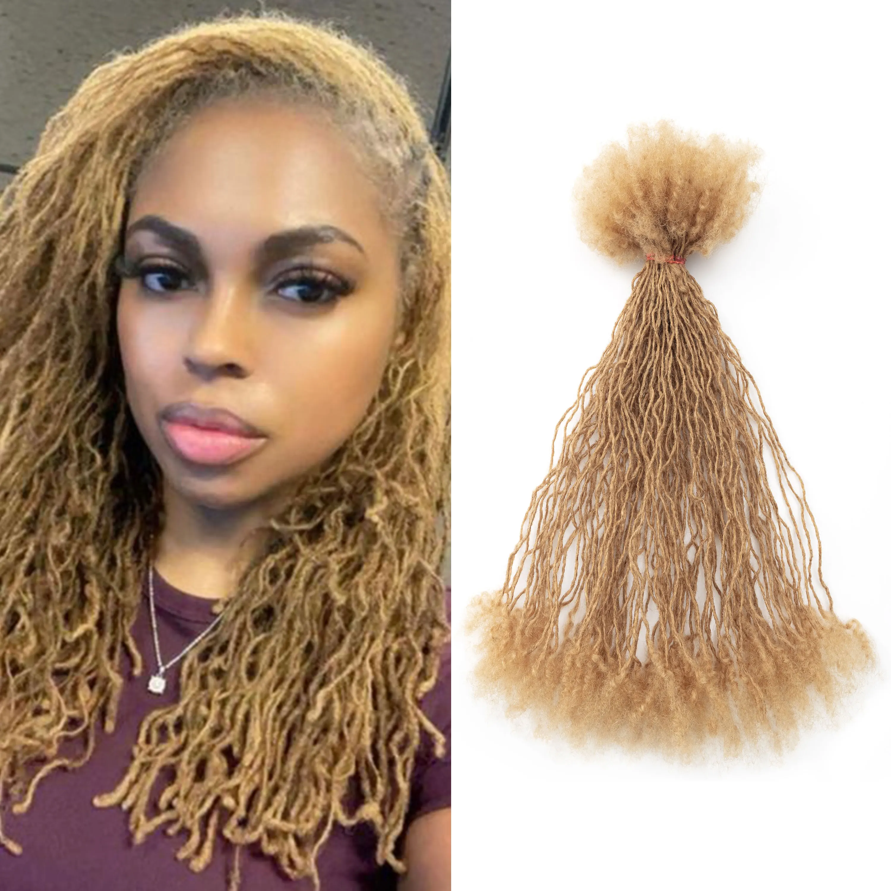 

Человеческие волосы 8-12 дюймов, ширина 0,1 см, 100 прядей, 100% полная голова, перманентные наращивания дредов ручной работы, наращивание сестры Loc