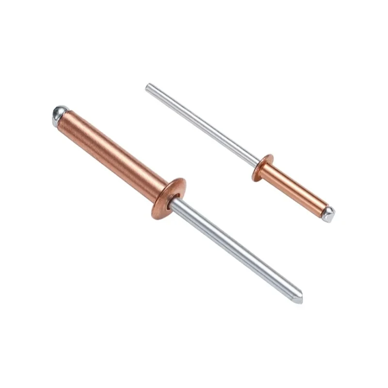 Open Type Round Dome Head Copper Blind Rivet M2.4 to M4.8 Self Plugging Pop Rivet For Decoration Fastening