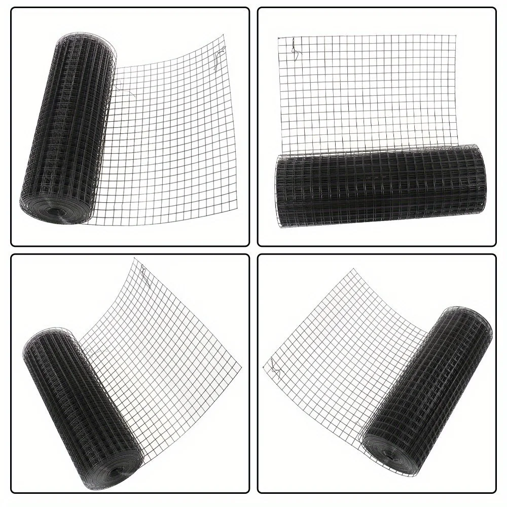 

24 Inch x 50 Feet 1 Inch Mesh Cloth Fencing Net 16 Gauge Welded Wire Fence for Planting Breeding Home Garden