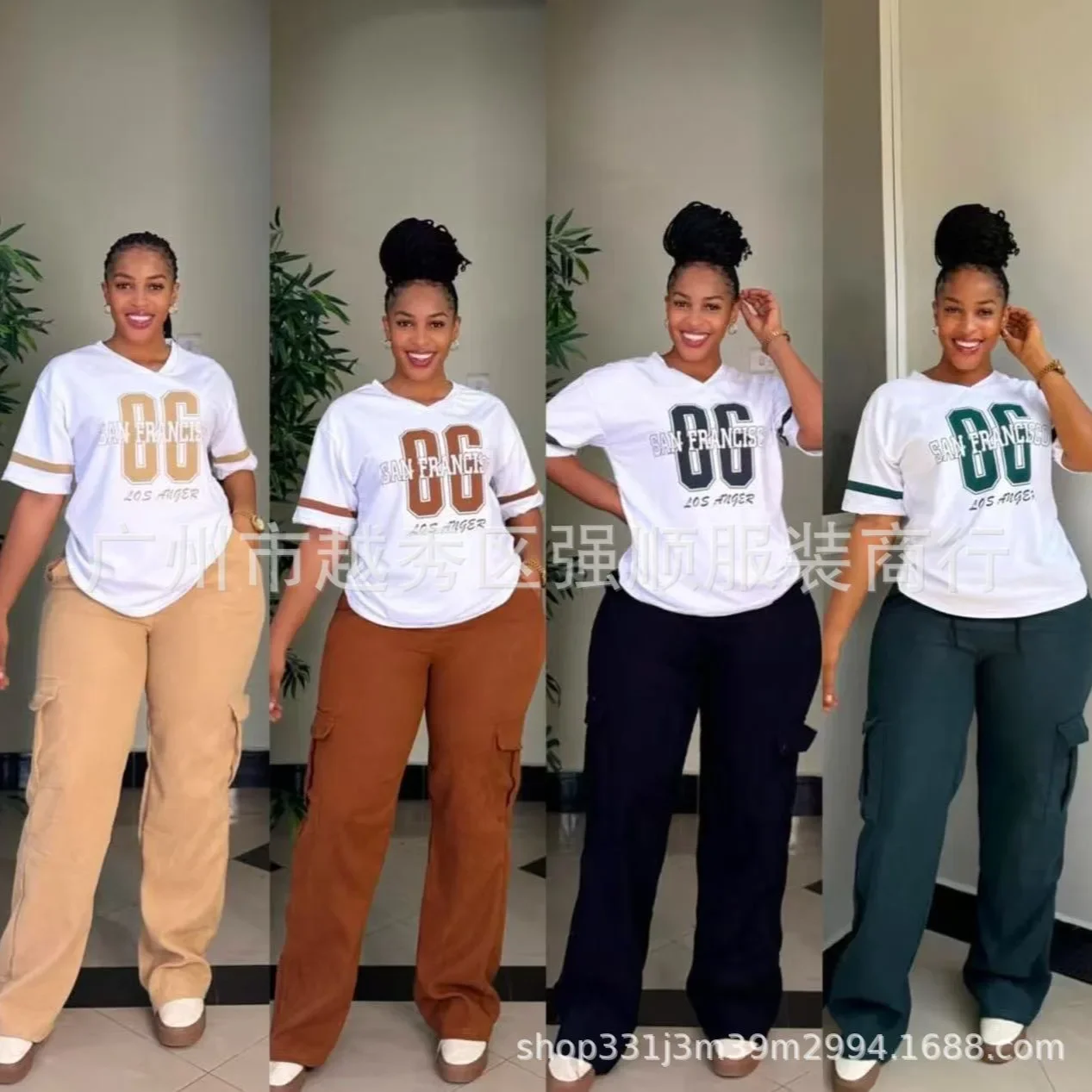 تخصيص مخصص 2 قطعة مجموعات النساء Dashiki الأفريقية الجديدة وصول الصيف الخريف مطابقة مجموعات قطعتين مجموعات أعلى السراويل الدعاوى #6