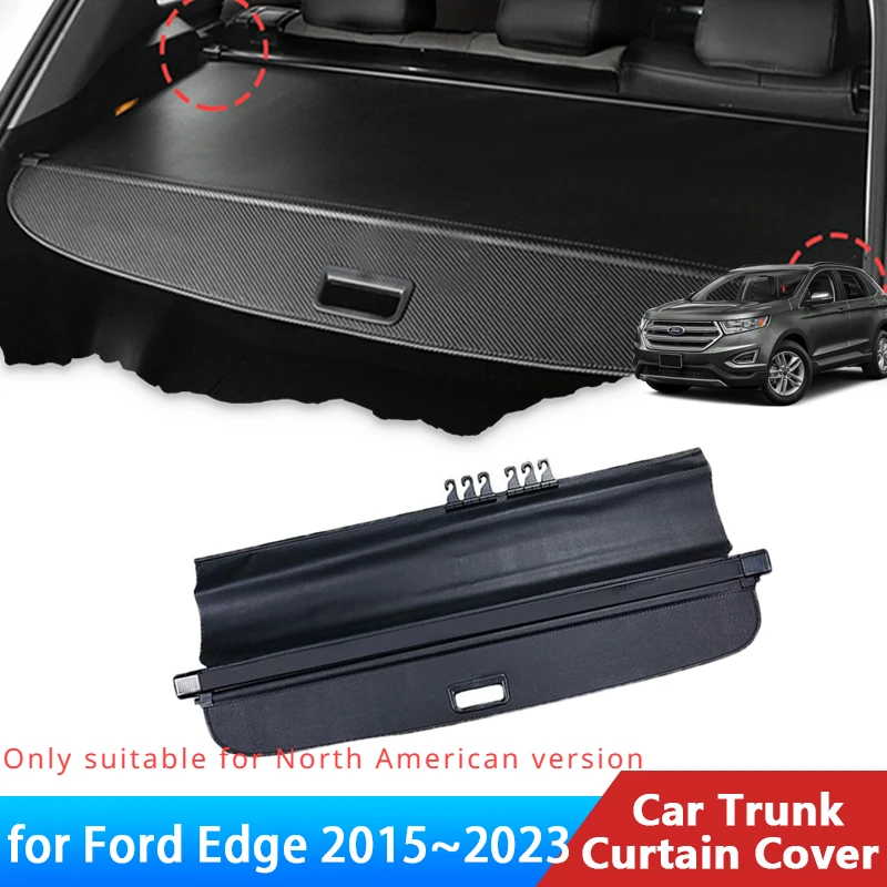 for Ford Edge 2015 2016 2017 2018 2019 2020 2021 2022 2023 Accessories Trunk Curtain Mat Rear Curtain Retractable Anti-peeping