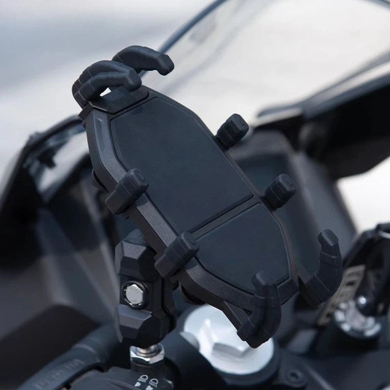 Takeaway rider eight-claw shockproof and anti-shake riding fixed equipment electric vehicle navigation bracket