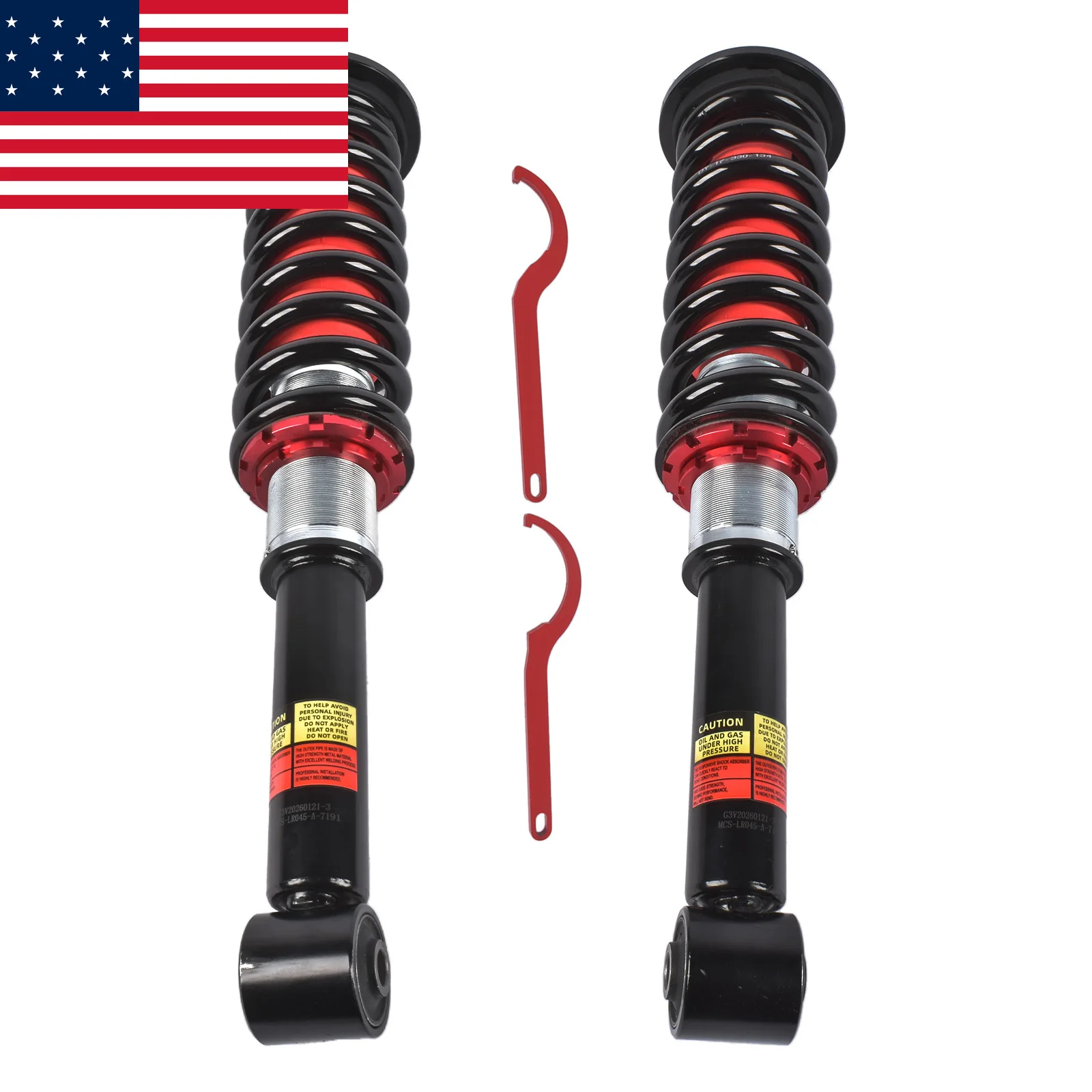 AP03 Front Coilovers Suspension Damper Kit for Land Rover Range Rover Sport LR3 LR4