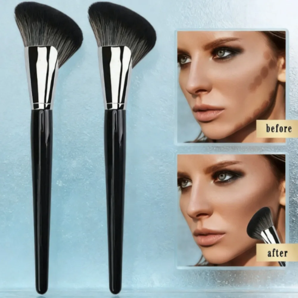 แปรงทรงเคียว, แปรงเฉดดิ้งแบบมุมสำหรับใบหน้า, แปรงคอนทัวร์ใบหน้า, แปรงทรงหยัก