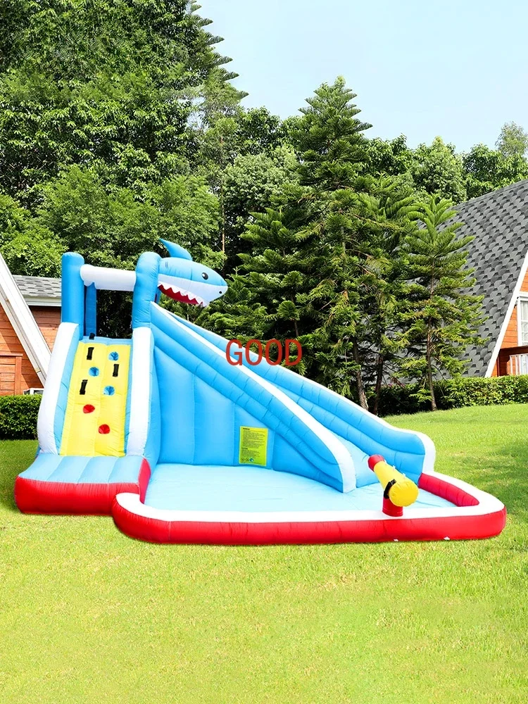 Home Indoor Outdoor Children Trampoline Jumping Bed Kindergarten Naughty Castle