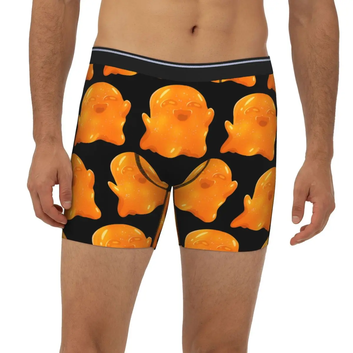 

Длинные трусы-боксеры SCP 99, короткие мужские трусы, мягкое нижнее белье для мужчин, подарки бойфренду