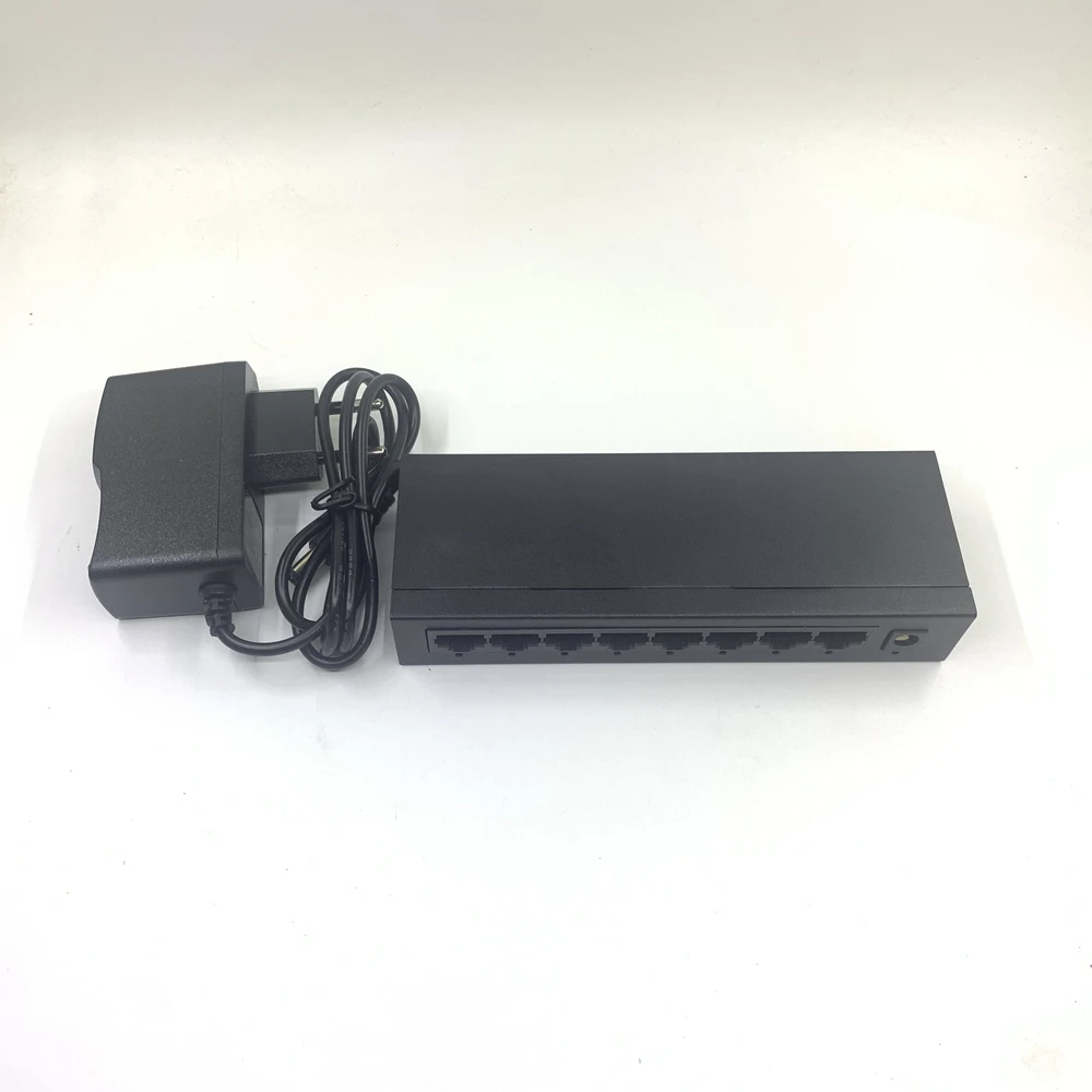 8-port 1000M managed switch VLAN/DHCP/LACP/IGMP Ethernet switch 10/100/1000Mbps Ethernet Switch 192.168.1.1 gateway HUB switch