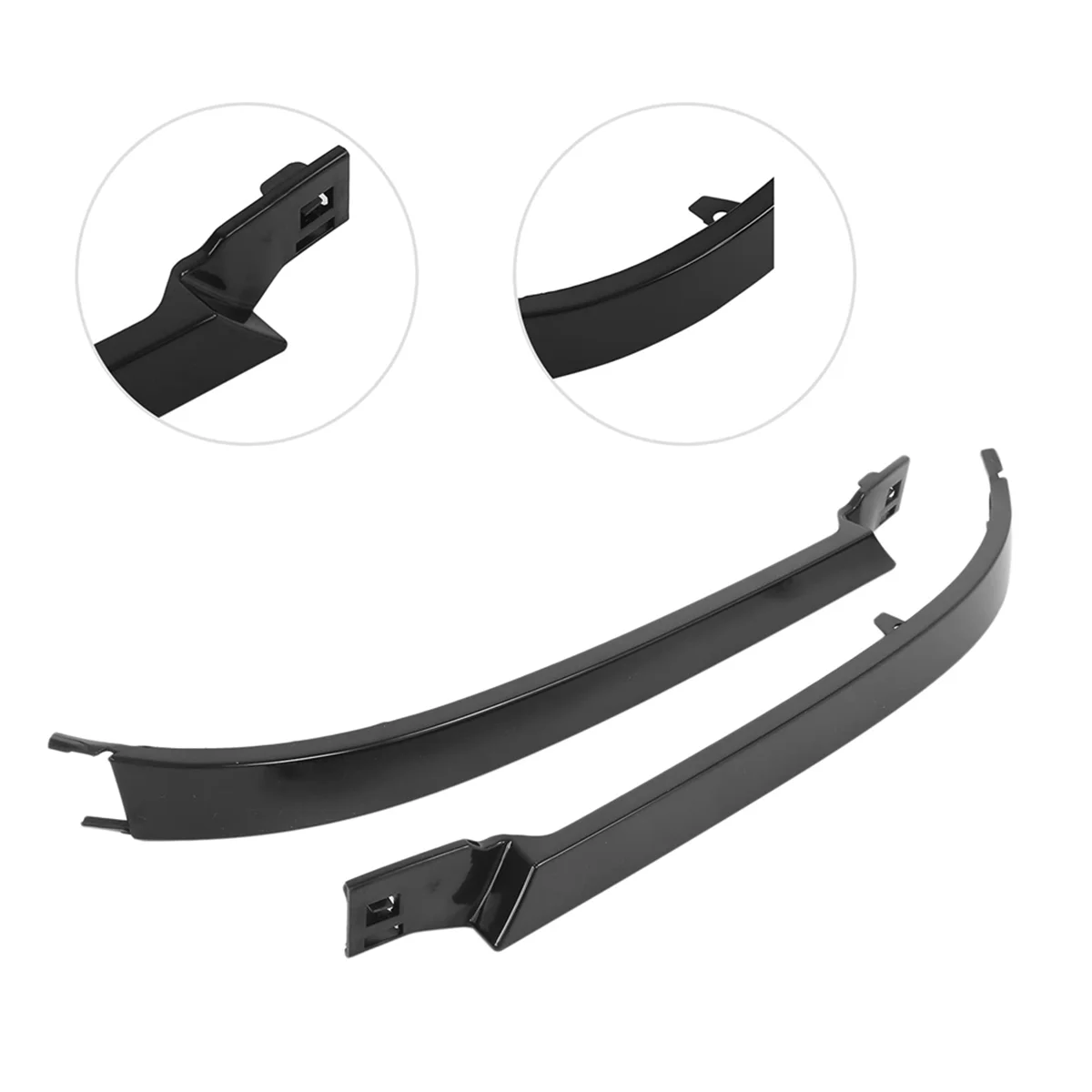 Auto 1Pair Headlight Trim Strip Lower Fill Panel Trim for Mercedes Benz W163 ML320 ML350 ML430 1638260177 1638260277