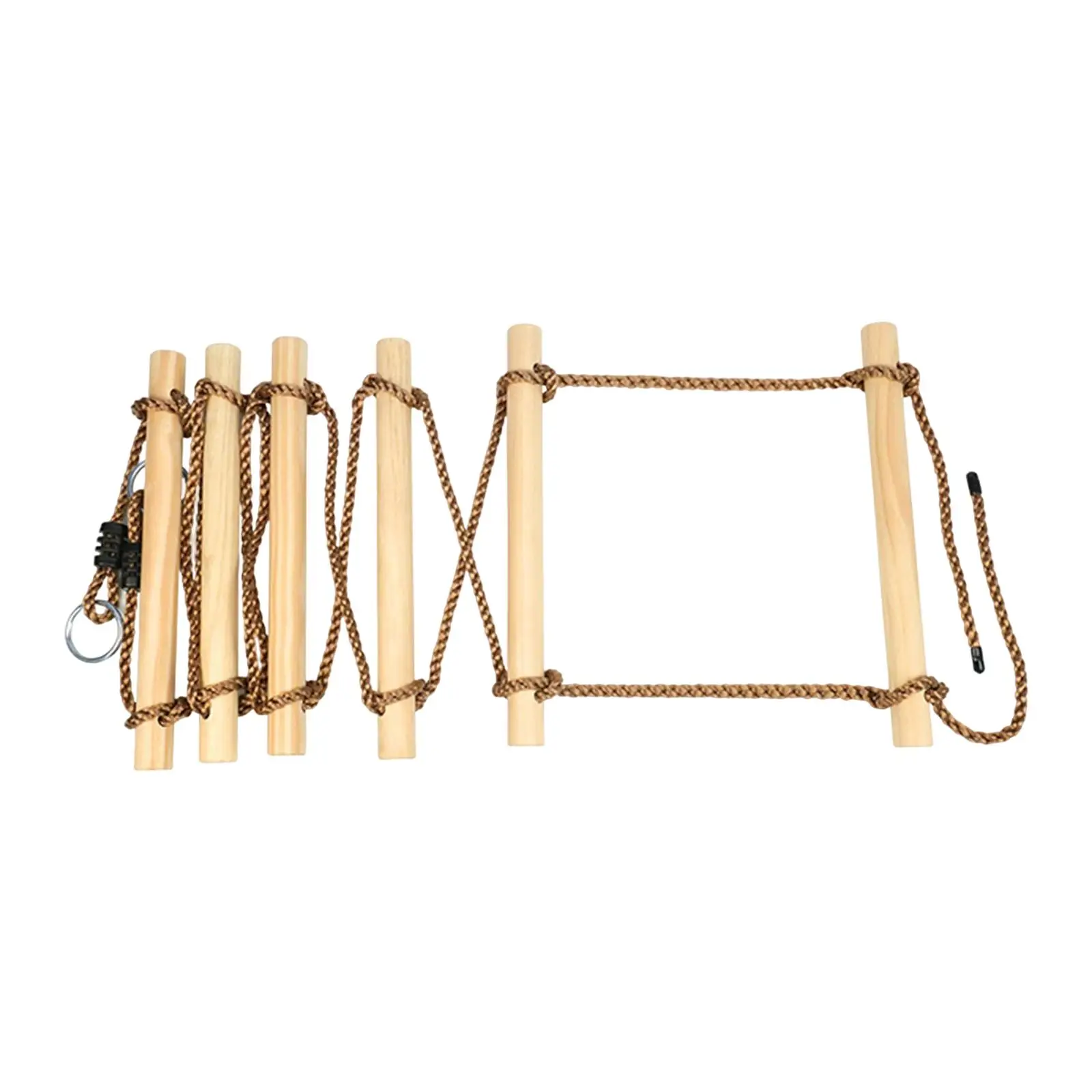 Scaletta da arrampicata per bambini Scala di corda sospesa per altalena fai-da-te Casa sull'albero Sala giochi Parco giochi Parco giochi Set altalena Accessori giocattolo scalatore