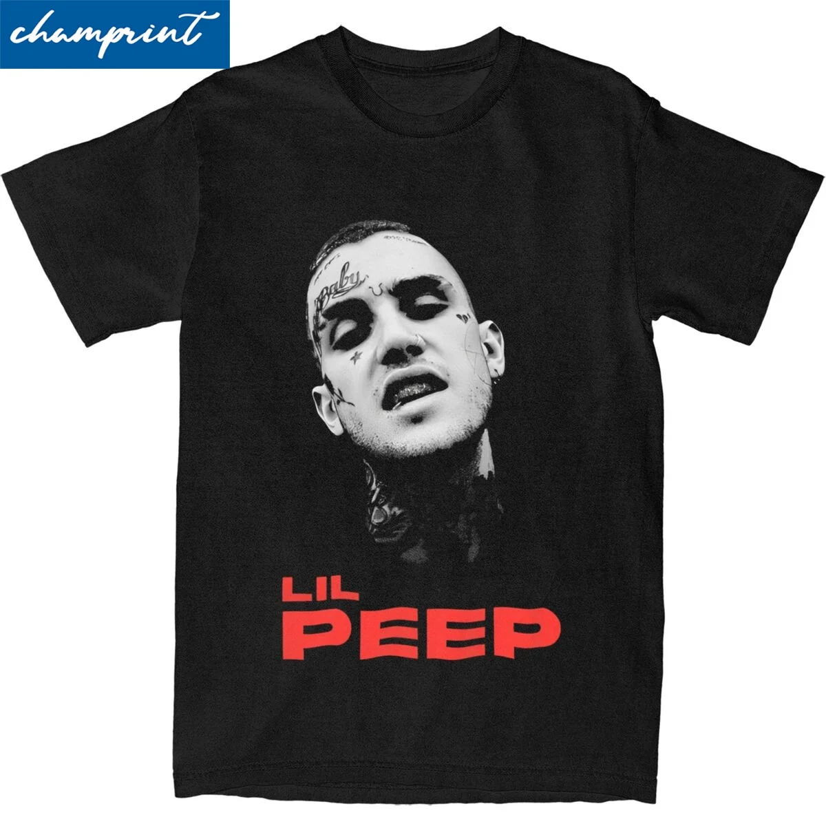 

Lil Peep Hiphop T Shirts Men Women Cotton Vintage T-Shirt Round Collar Tees Short Sleeve Clothes Classic