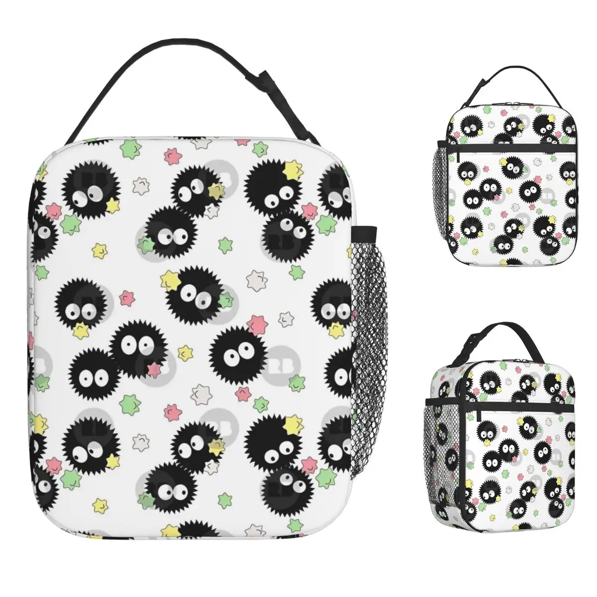 

Susuwatari Soot Lunch Bag Fun Lunch Box For Girls Office Portable Cooler Bag Waterproof Designer Thermal Lunch Bags