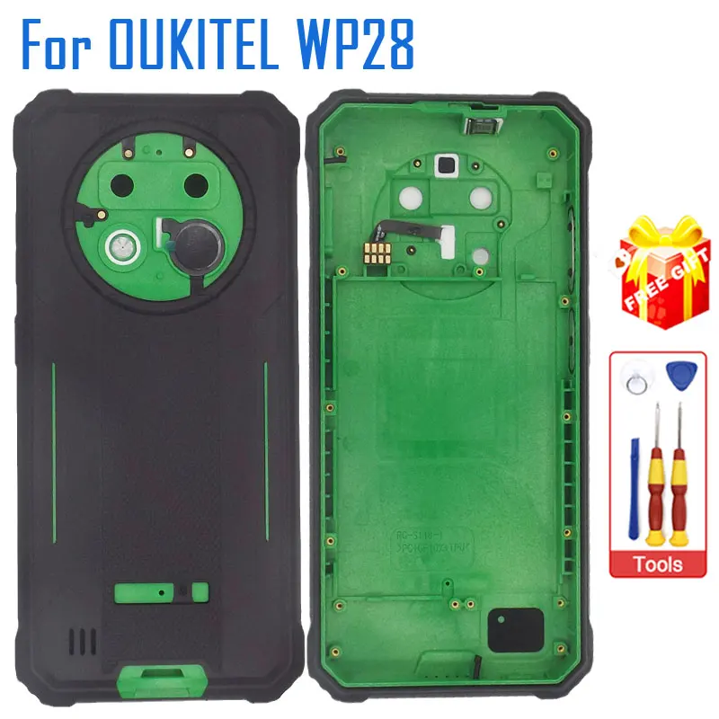 New Original OUKITEL WP28 Battery Cover Back Case Shell With Fingerprint Receiver Accessories For OUKITLE WP28 Smart Phone