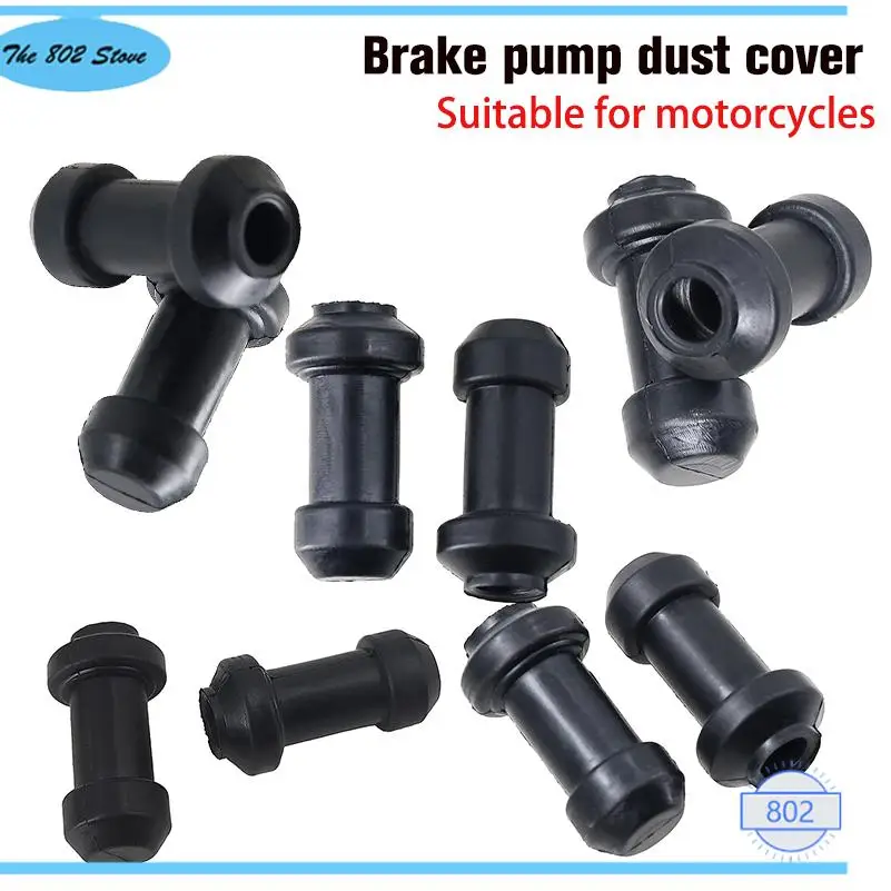 Motorcycle Disc Brake Lower Pump Bracket Rubber Sealing Sleeve Caliper Shock Absorption Anti-Rattle Offset Rubber Sleeve