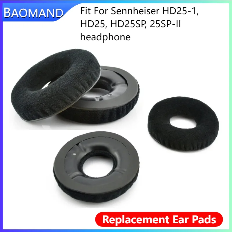 

Replacement Protein Leather Ear Pads Cushion Cover Earpads for Sennheiser HD25-1, HD25, HD25SP, 25SP-II Headset