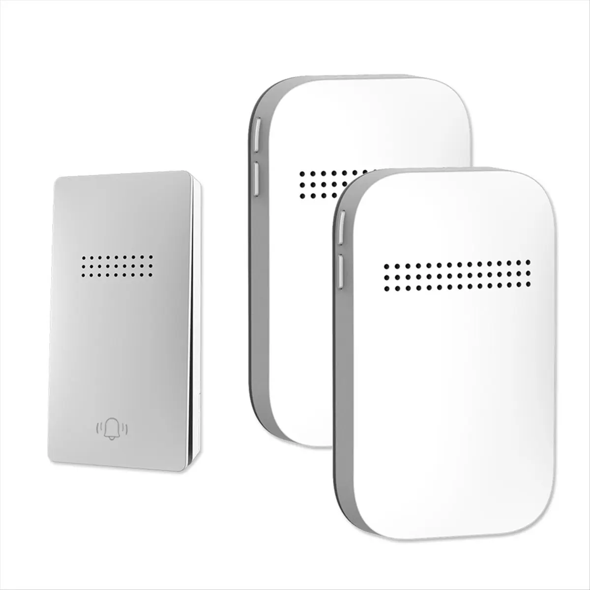 618 Mega Sale-Outdoor Wireless Doorbell EU Plug Required Waterproof Self Powered Home Door Bell Chime Kit 38 Songs Smart Doorbel